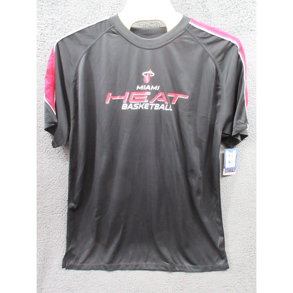 NWT Mens 2XT MAJESTIC Miami HEAT On Court Big and Tall Black NBA Shooting Shirt